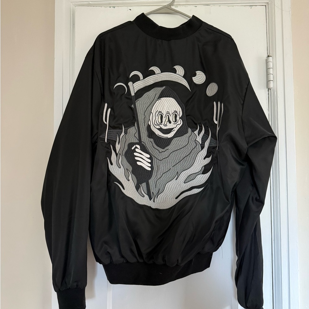 Black Reaper bomber jacket